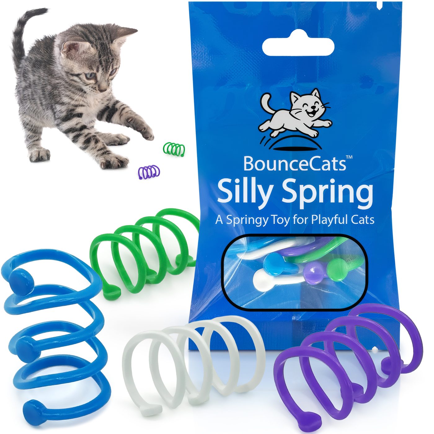 BounceCats Silly Spring 4-pack